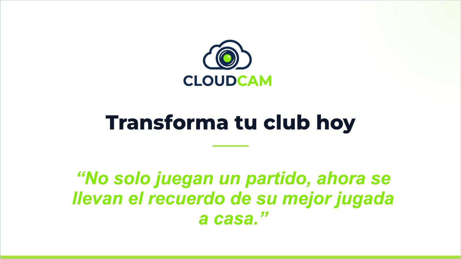 Propuesta CloudCam 20